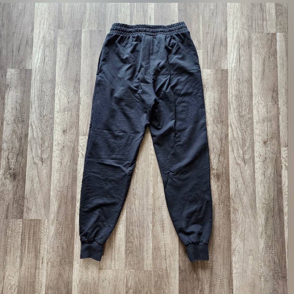 Gymshark Crest Black Drawstring Joggers View 3